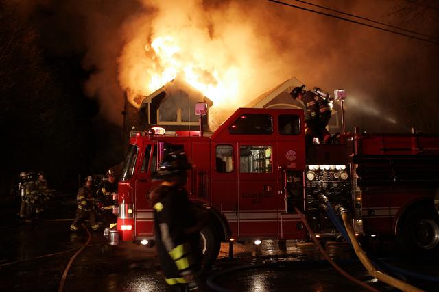 Mutual aid Katonah Old Deer Park Fire.